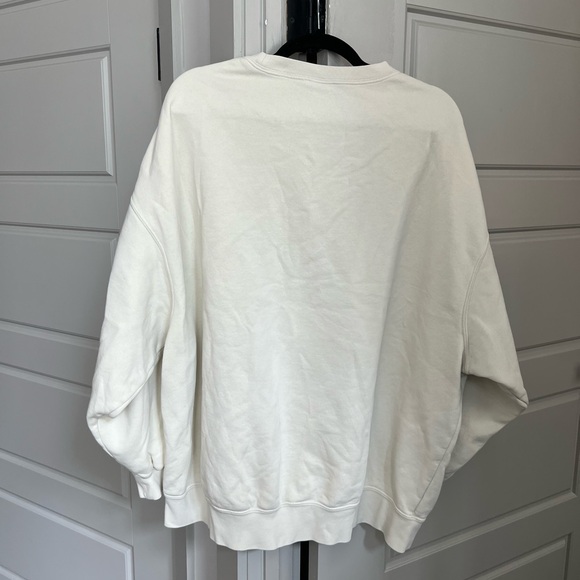 Nike Fleece Crewneck in Coconut Milk - Picture 3 of 6